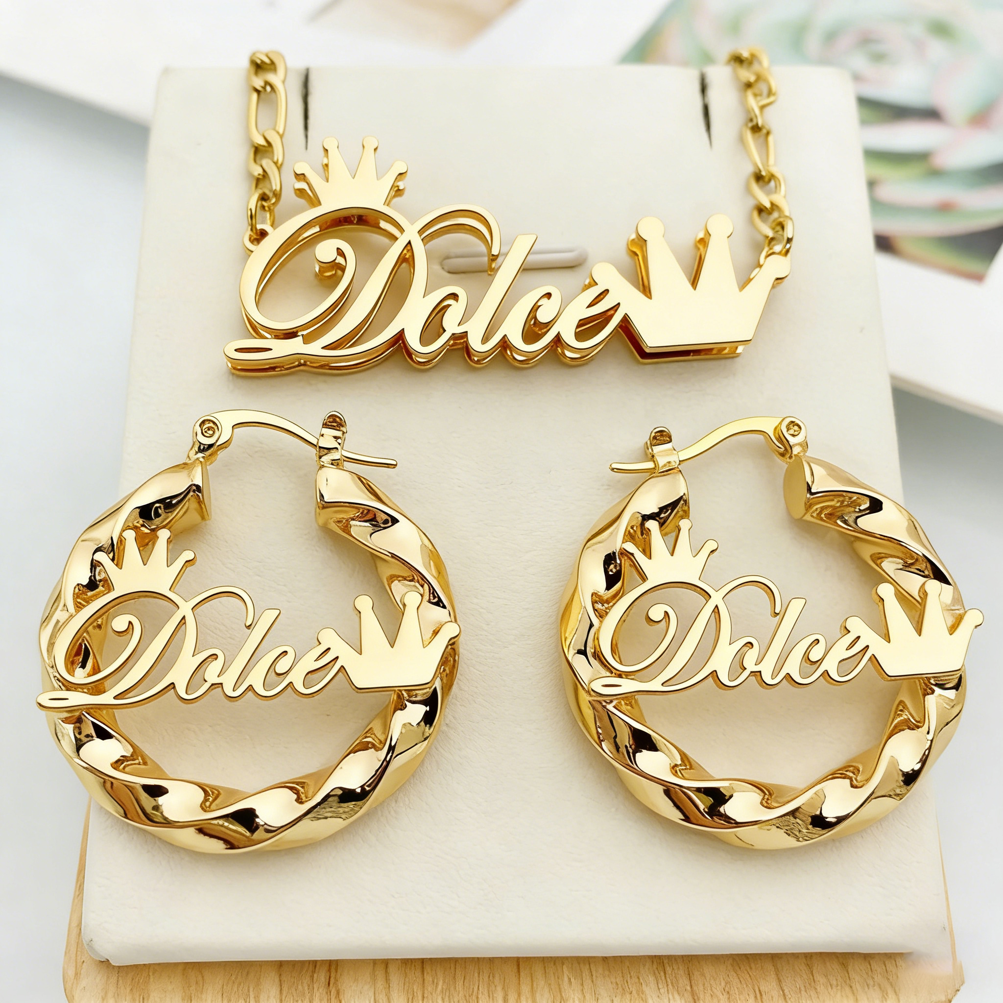 Men'S Accessories Jewelry Bracelet - DUOYING Custom Name Jewelry Set Cuba