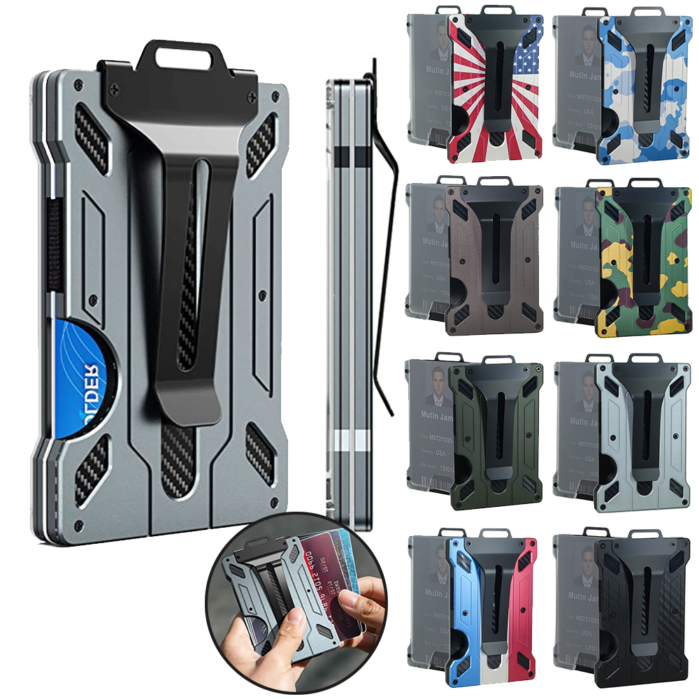 Money Clip Slim - Wallet for Men Slim Aluminum Metal