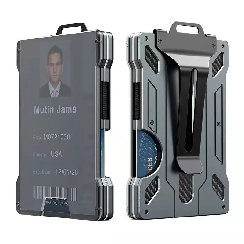 Money Clip Slim - Minimalist Slim Wallet for Men Metal