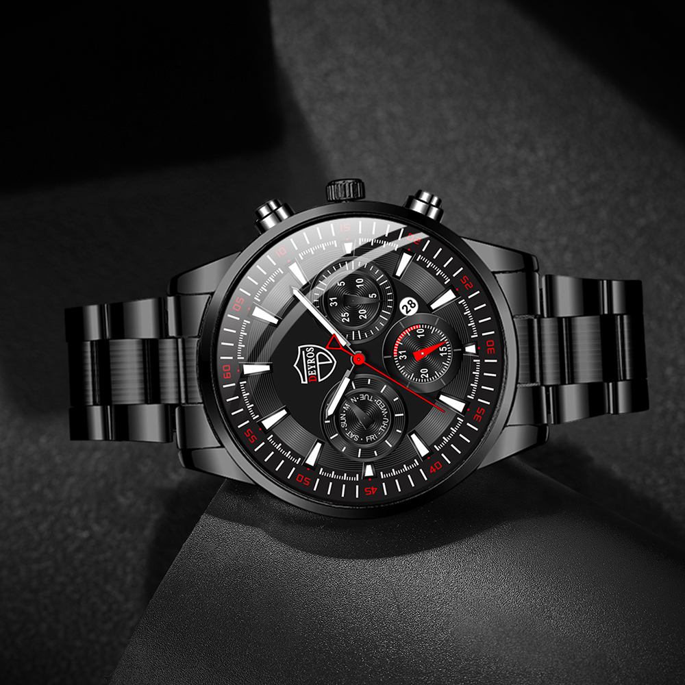 Fashion Mens Watches Set Luxur - Men Accessories For Wrist ulasan dan harga