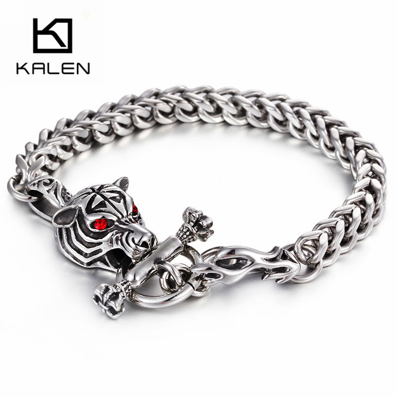 KALEN Stainless Steel Red Eyes - Men Accessories Bd ulasan dan harga