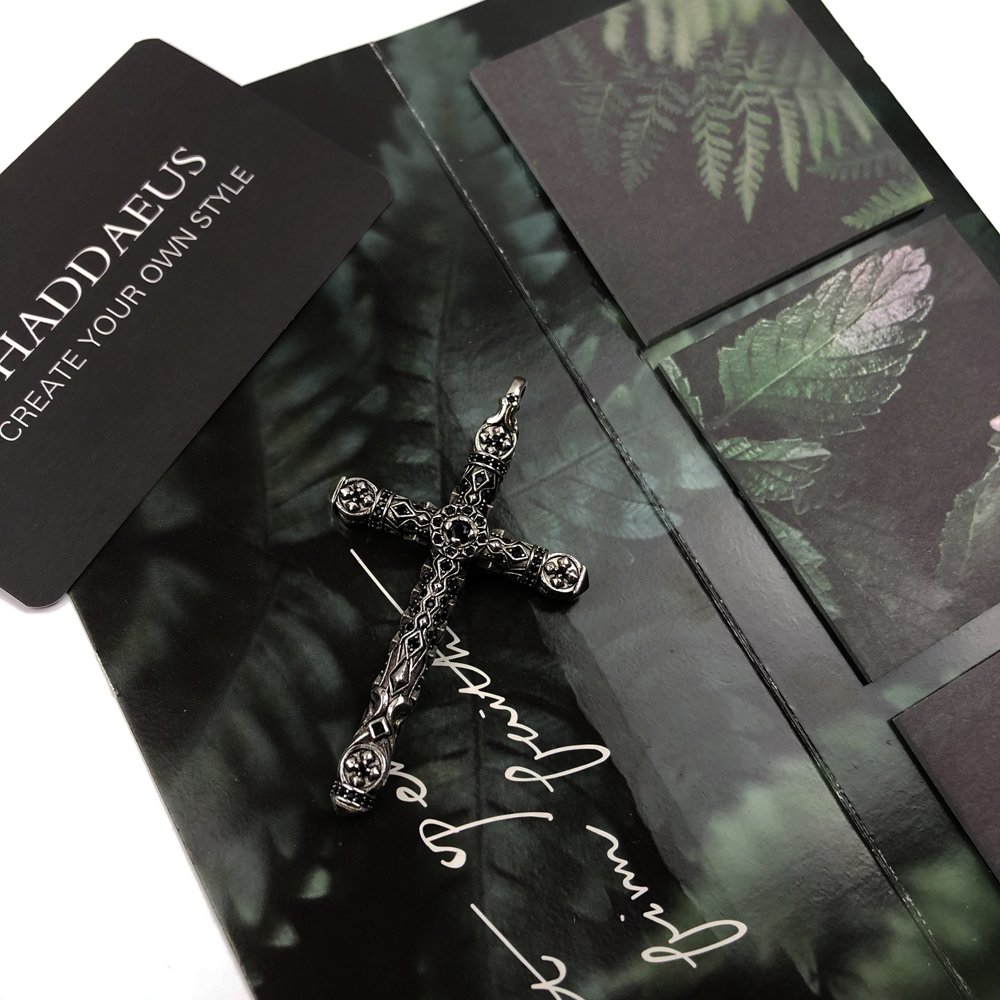 Richly Ornamented Cross Pendan - Men'S Accessories Jewelry Brands ulasan dan harga