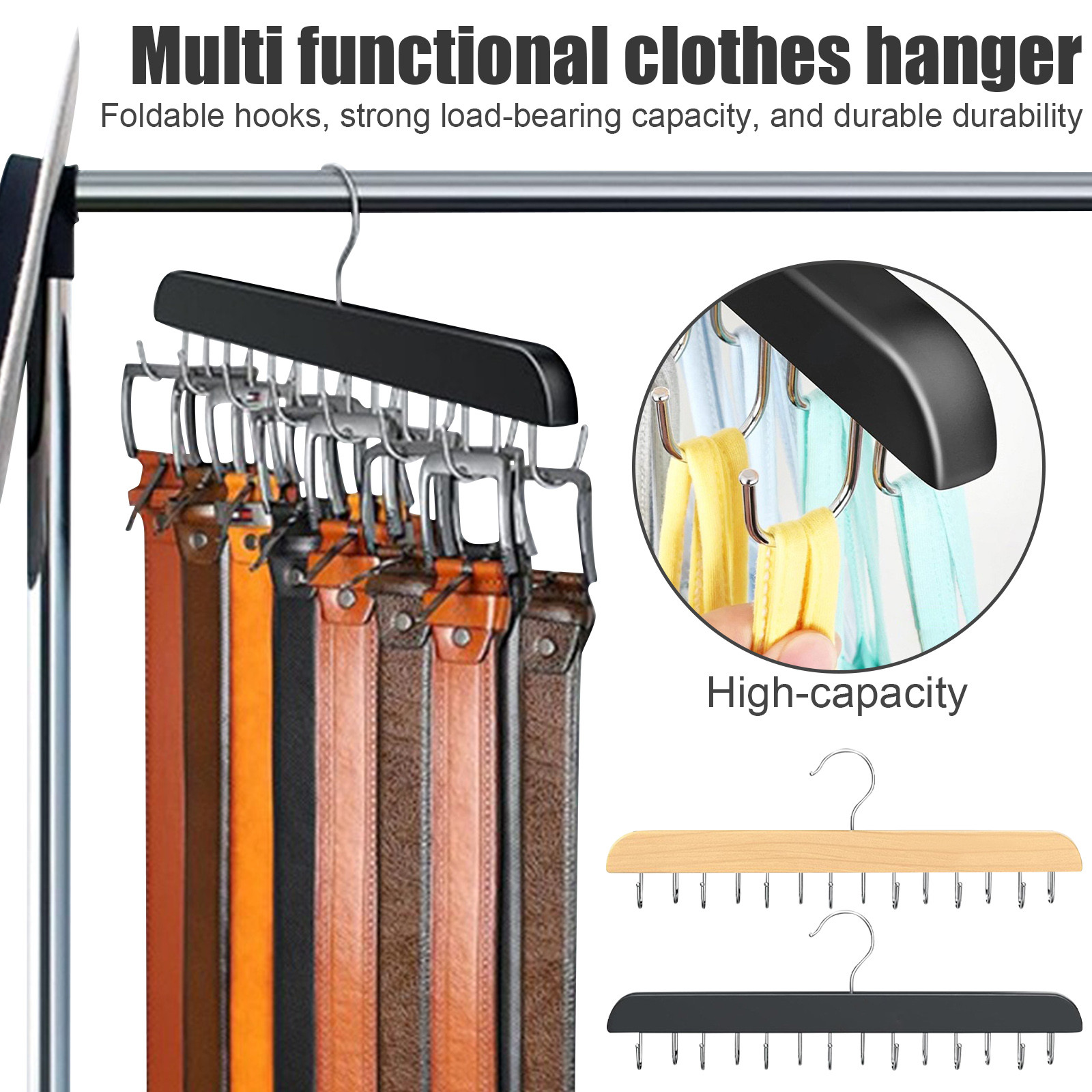 Wooden Belt Rack Women Storage - Men'S Accessories Wardrobe ulasan dan harga
