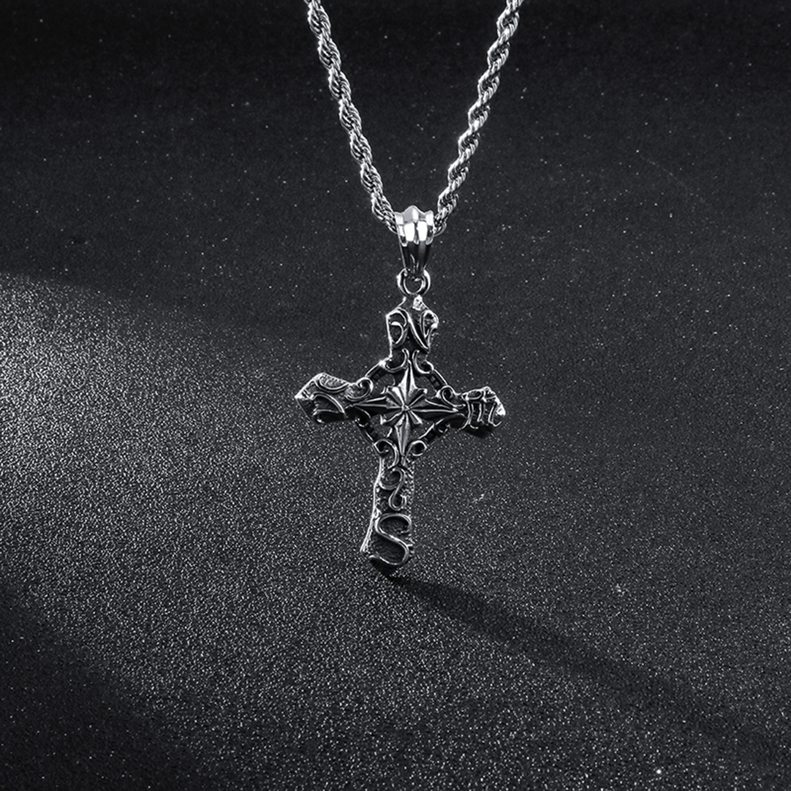 Fongten Punk Pendant Stainless - Men Accessories Bd ulasan dan harga
