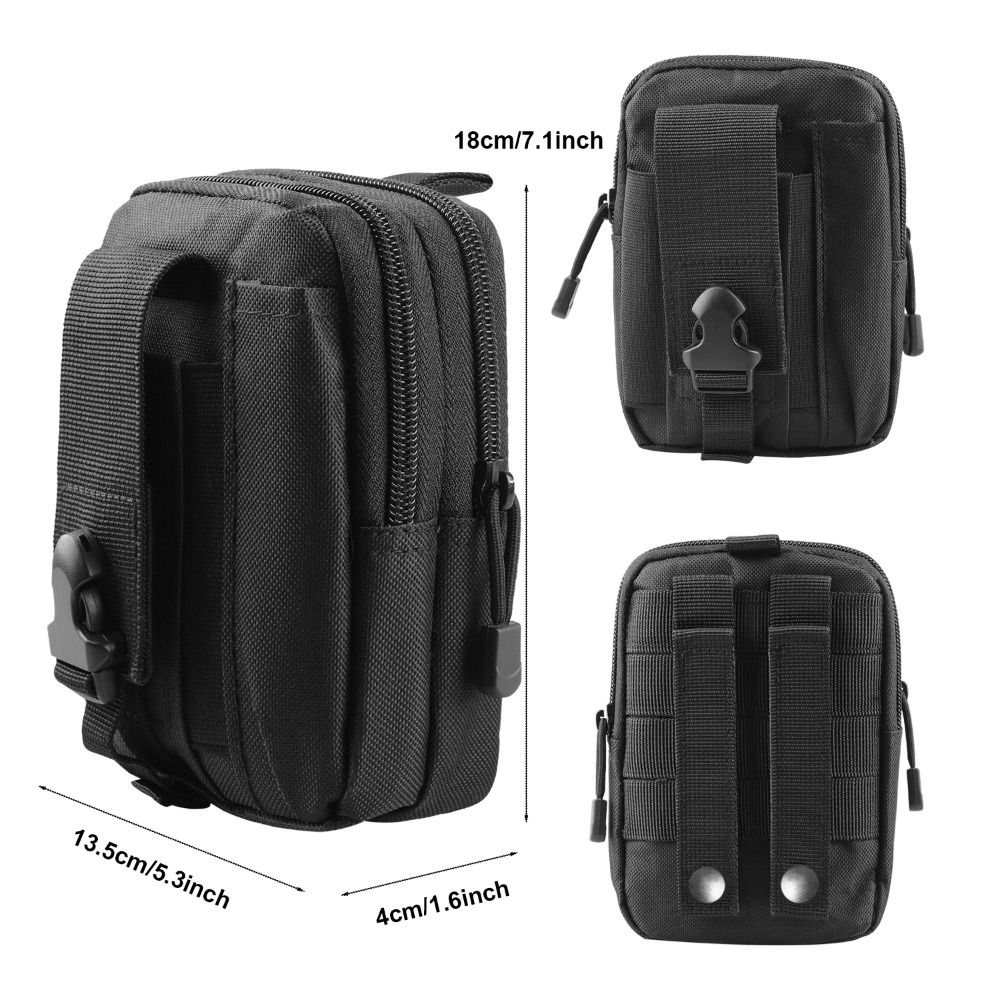 Tactical Waist Pouch Molle Wai - Men Accessories Bag ulasan dan harga