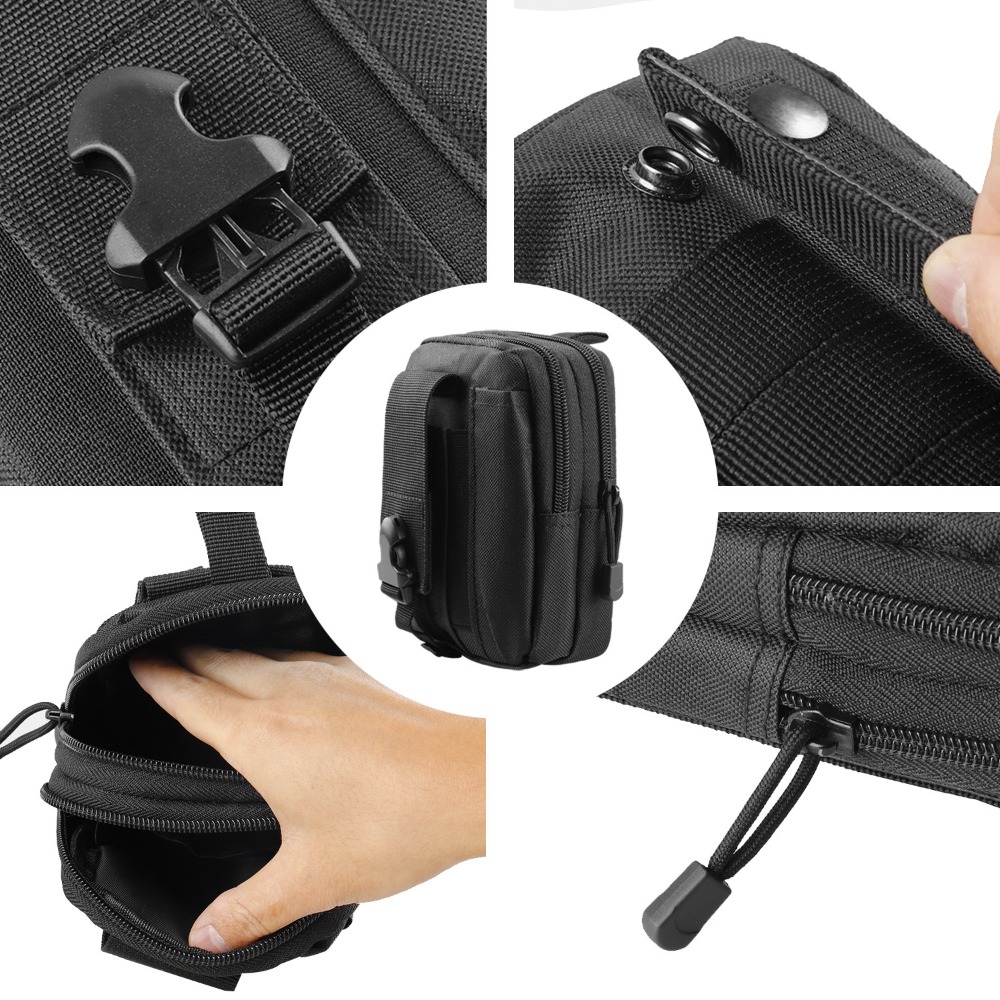 Tactical Waist Pouch Molle Wai - Men Accessories Bag ulasan dan harga