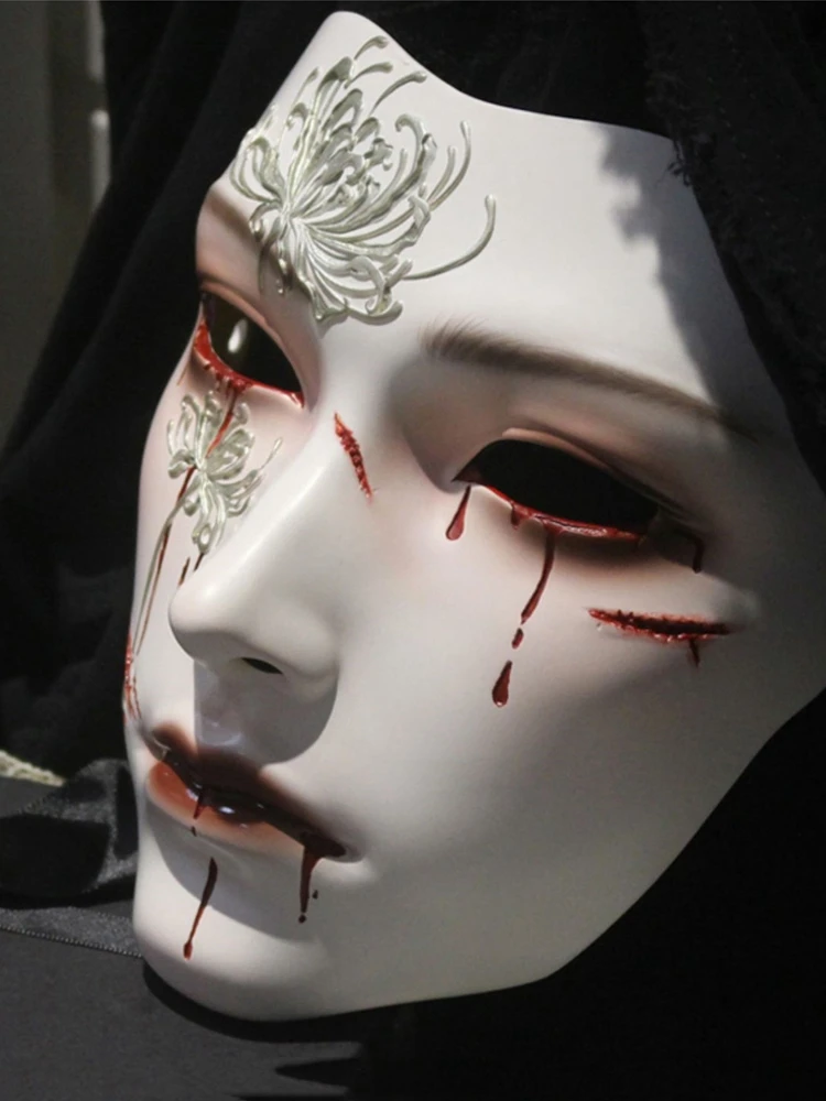 Mask Retro Hand Drawing Fashio - Men Accessories Drawing ulasan dan harga