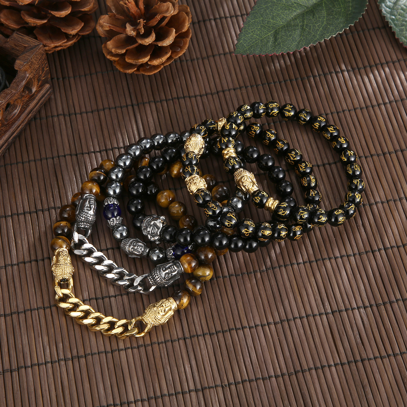 Fongten Religious Buddha Head  - Men Accessories Bd ulasan dan harga