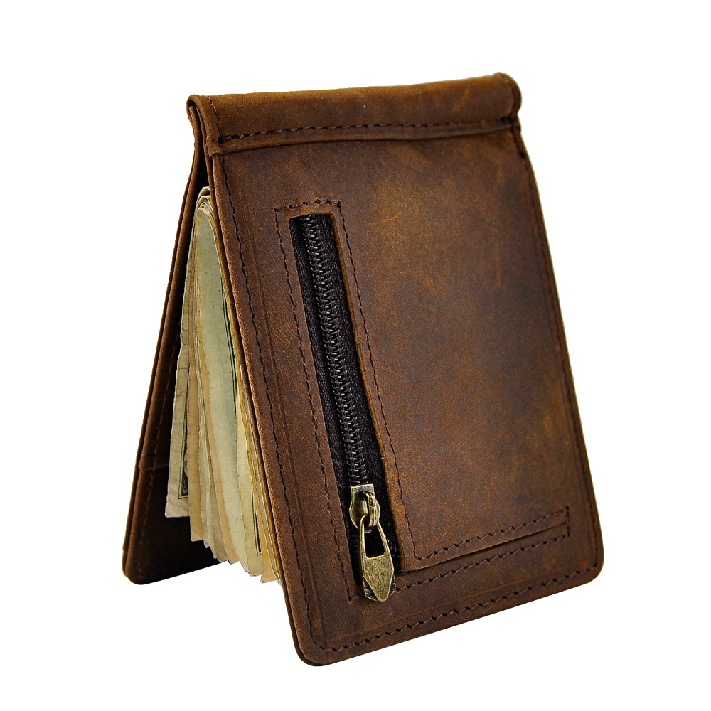Quality Leather Men Magnetic M - Money Clip Slim ulasan dan harga