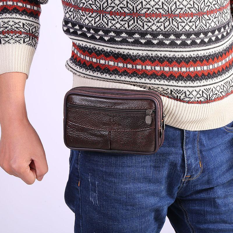 1PC Leather Hand Bags For Men  - Men Accessories Bag ulasan dan harga