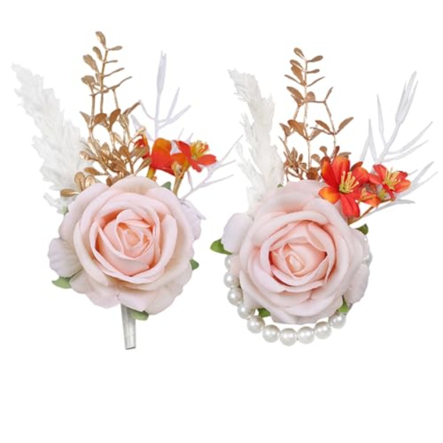 Pink Wrist Corsage and Boutonn - Men Accessories For Wrist ulasan dan harga