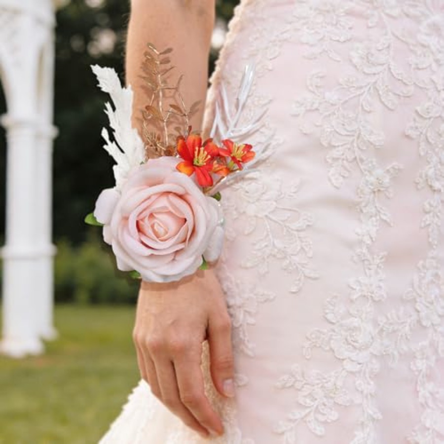 Pink Wrist Corsage and Boutonn - Men Accessories For Wrist ulasan dan harga