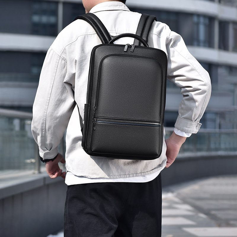 PU Leather Men's Backpack USB  - Men Accessories Bag ulasan dan harga