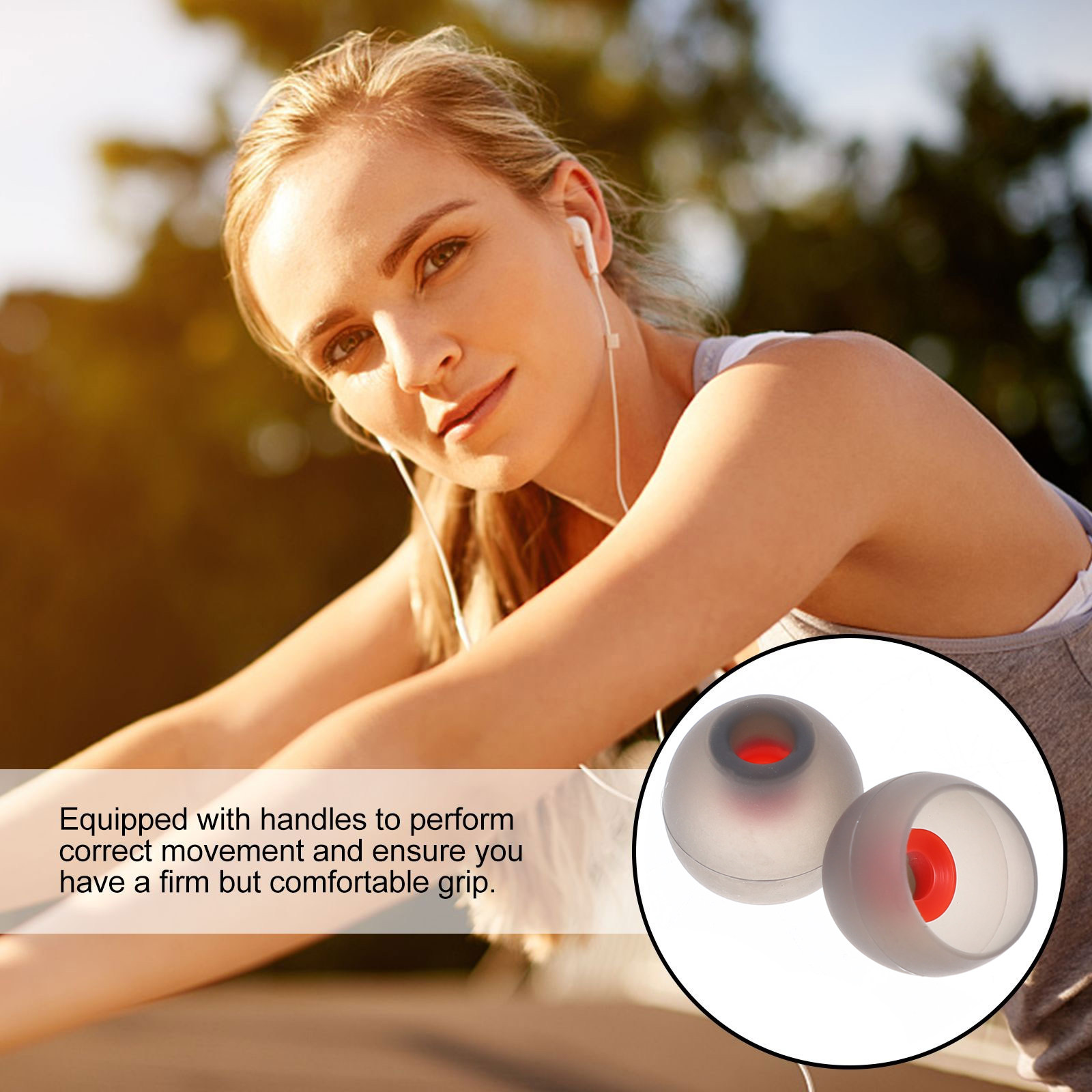 36Pcs Earphone Caps Silicone R - Men Accessories Tips ulasan dan harga