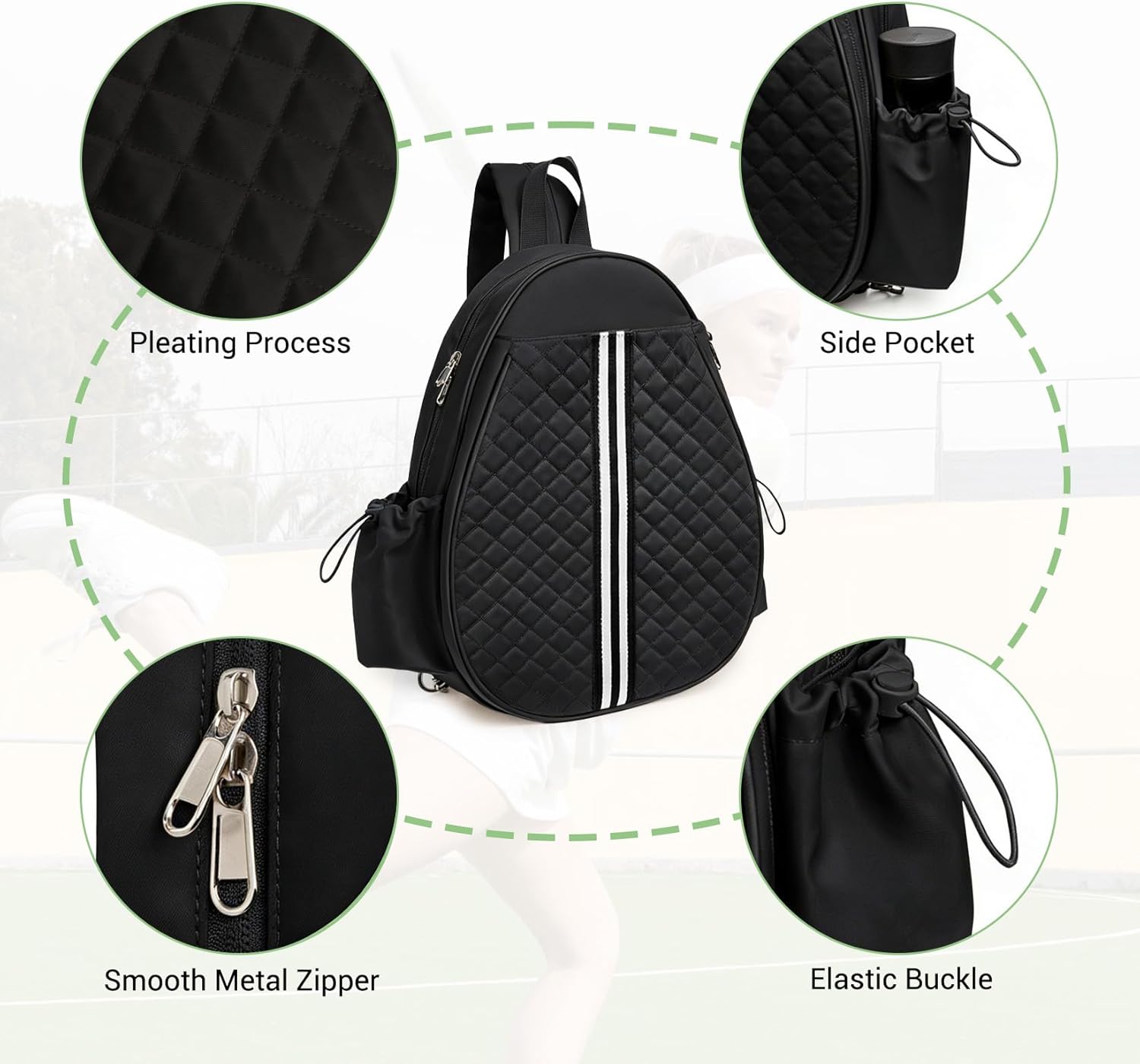 Garvee for Tennis Pickleball B - Men Accessories Bag ulasan dan harga