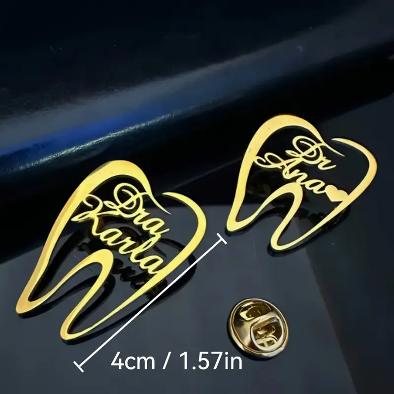 1PC Customized Teeth Dentist N - Men Accessories Name ulasan dan harga