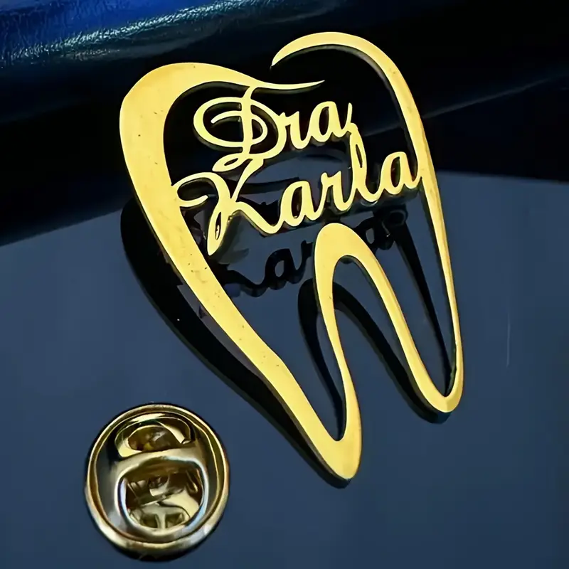 1PC Customized Teeth Dentist N - Men Accessories Name ulasan dan harga