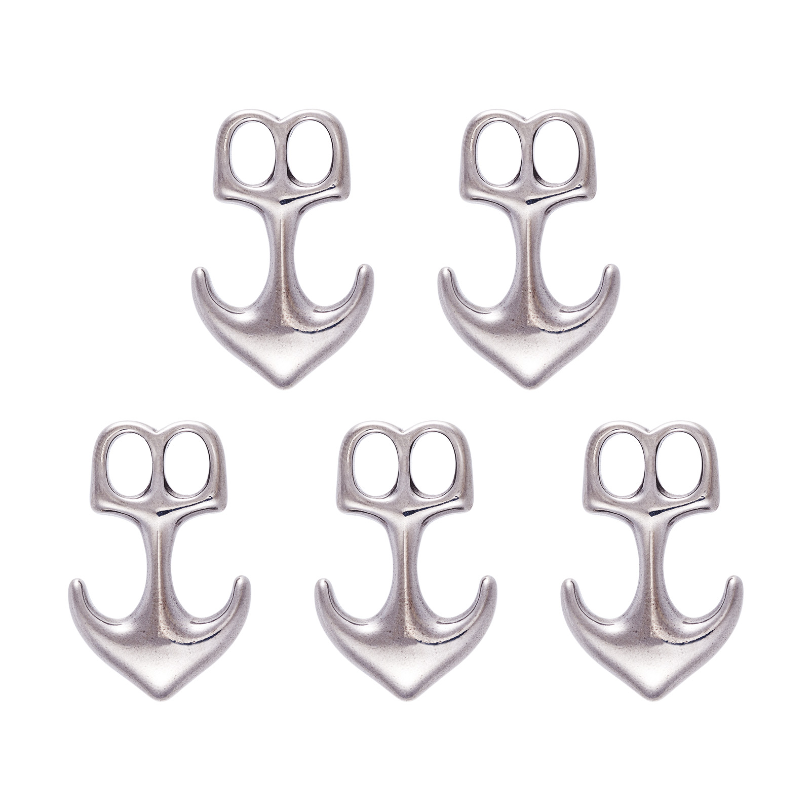 5pcs Anchor Hook Clasps 304 St - Men'S Accessories Jewelry Bracelet ulasan dan harga