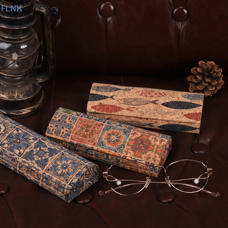[FN]Natural Cork Glasses Case  - Men Accessories To Look Good ulasan dan harga