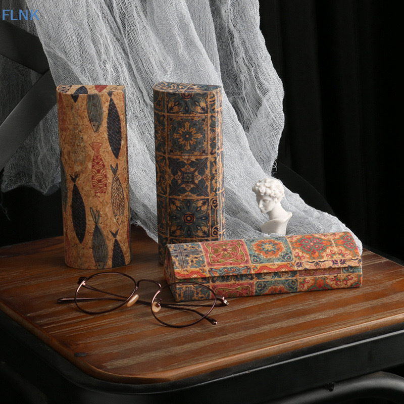 [FN]Natural Cork Glasses Case  - Men Accessories To Look Good ulasan dan harga