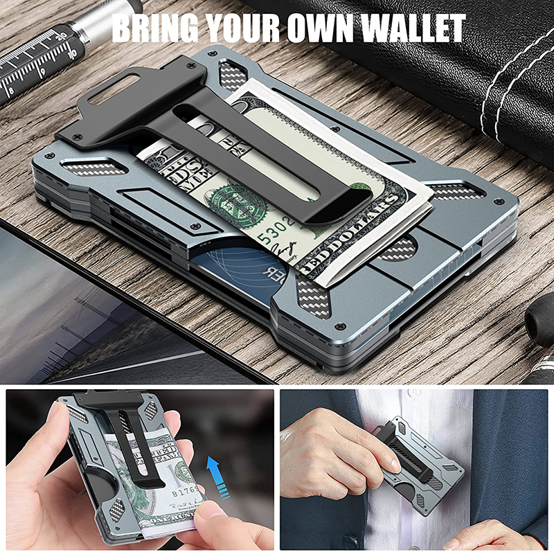 Wallet for Men Slim Aluminum M - Money Clip Slim ulasan dan harga