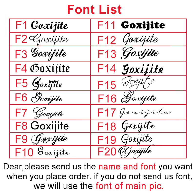Goxijite Customize Name Neckla - Men'S Accessories Jewelry Bracelet ulasan dan harga