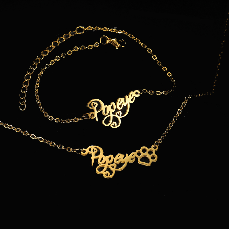 Goxijite Customize Name Neckla - Men'S Accessories Jewelry Bracelet ulasan dan harga
