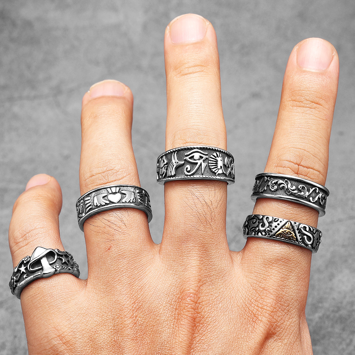 Egypt Pharaoh Eye of Horus Men - Men'S Accessories Jewelry Egypt ulasan dan harga