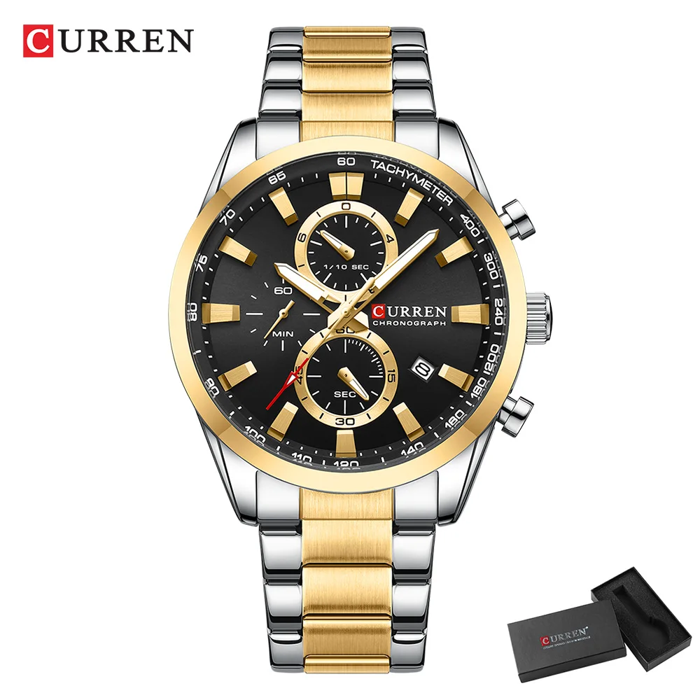 CURREN Casual Quartz Chrono Sp - Men'S Accessories Jewelry Bracelet ulasan dan harga