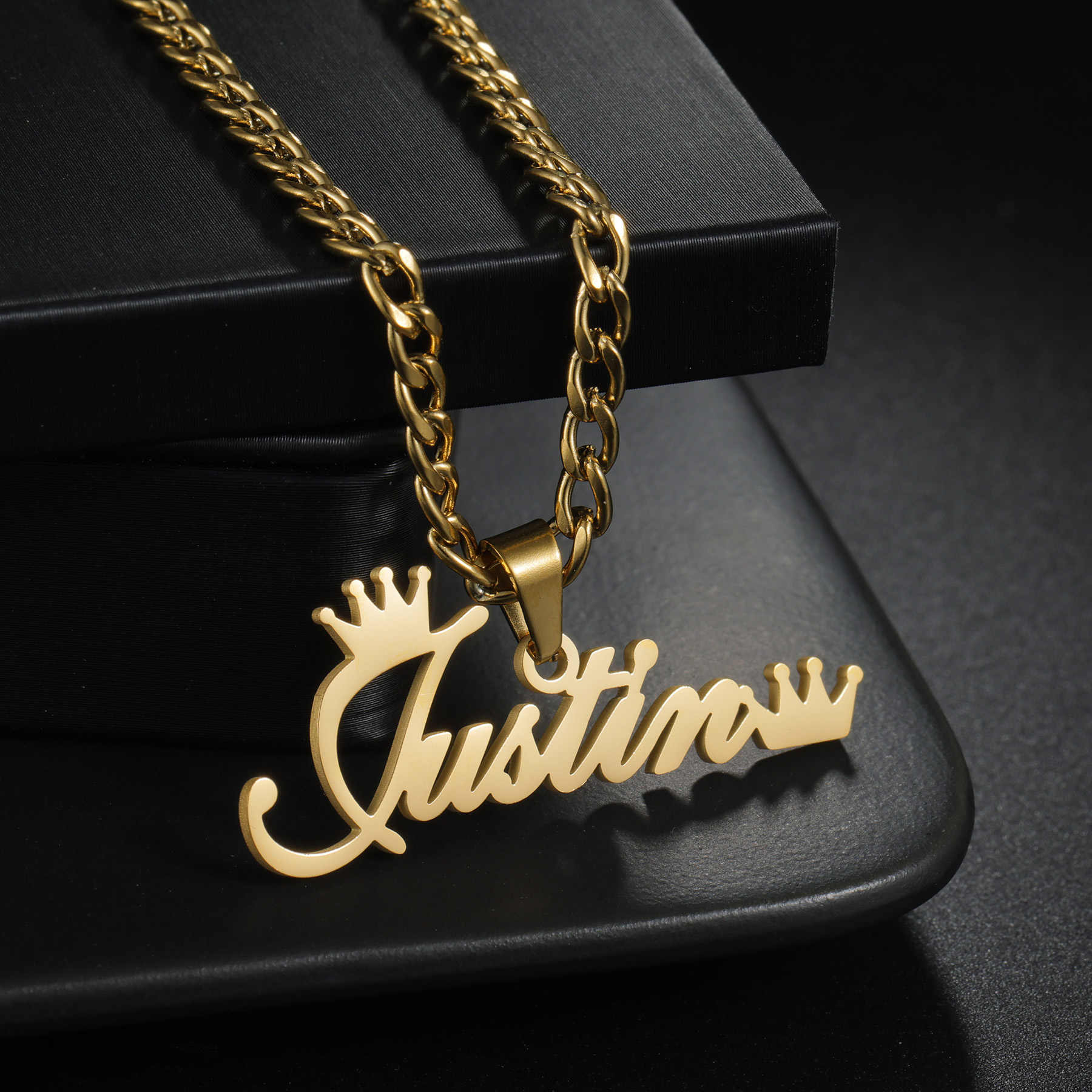 Customized Name Necklace Brace - Men'S Accessories Jewelry Bracelet ulasan dan harga