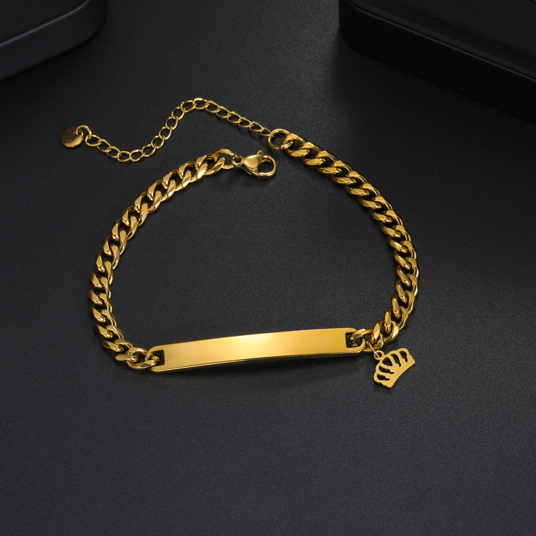 Customized Name Necklace Brace - Men'S Accessories Jewelry Bracelet ulasan dan harga