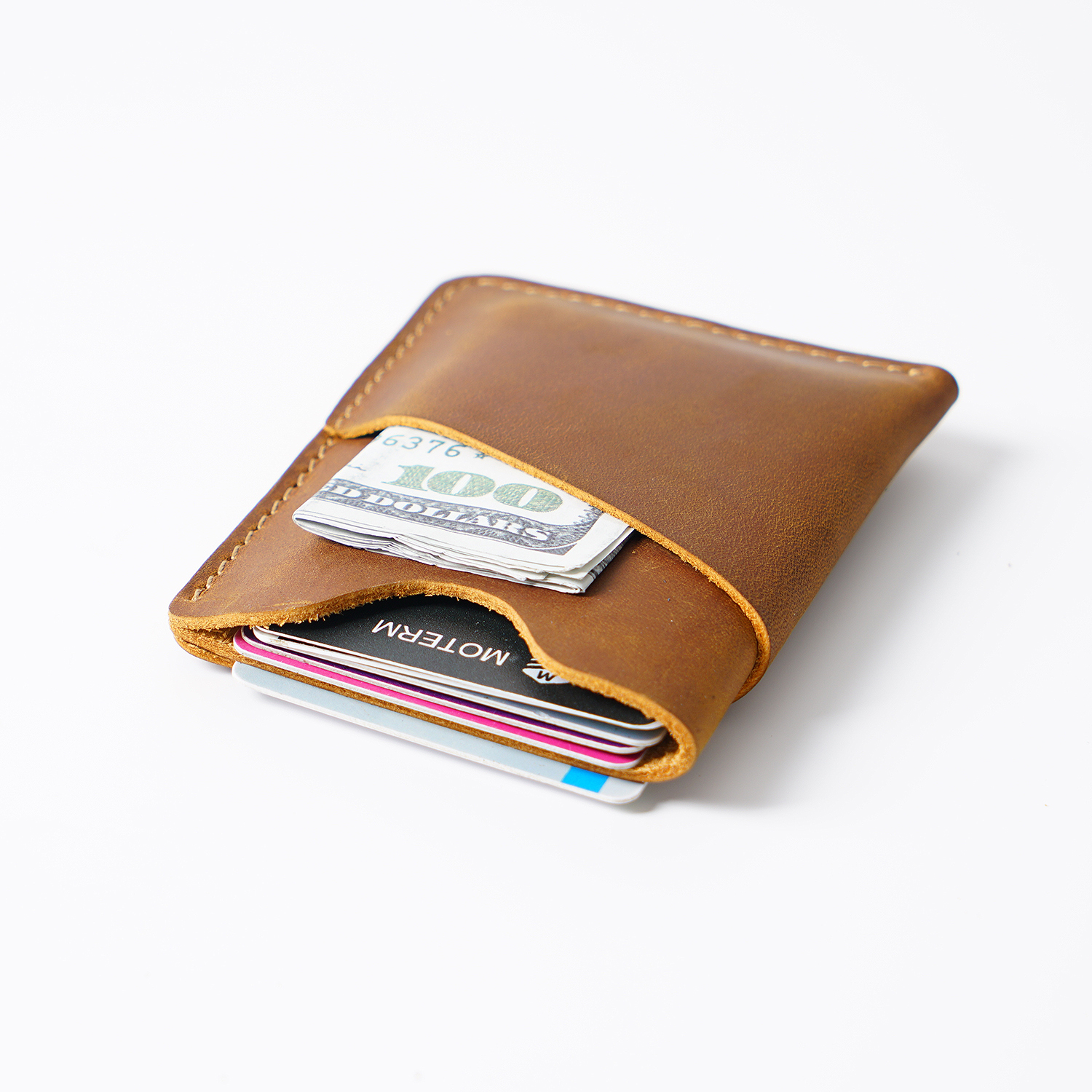 Original Handmade Top-Grain Le - Money Clip Slim ulasan dan harga