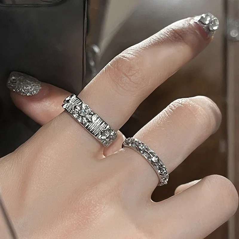 Shiny Metal Open Ring for Men  - Men Accessories Drawing ulasan dan harga