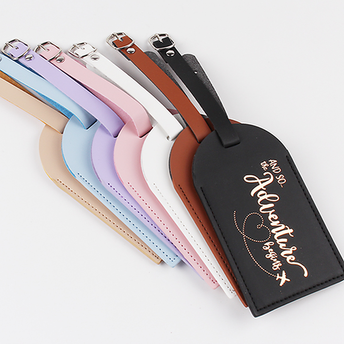 1PC Women Men PU Leather Lugga - Men Accessories Name ulasan dan harga