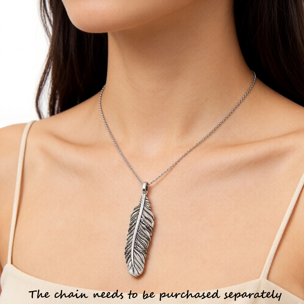 Pendant Black Feather Brand Ne - Men'S Accessories Jewelry Brands ulasan dan harga