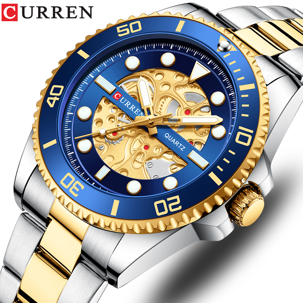 CURREN Fashion Mens Stainless  - Men Accessories For Wrist ulasan dan harga