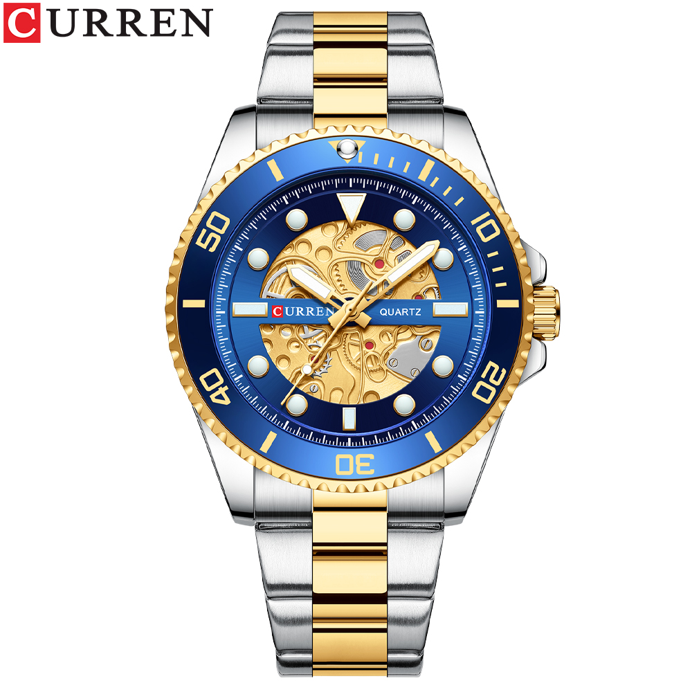 CURREN Fashion Mens Stainless  - Men Accessories For Wrist ulasan dan harga