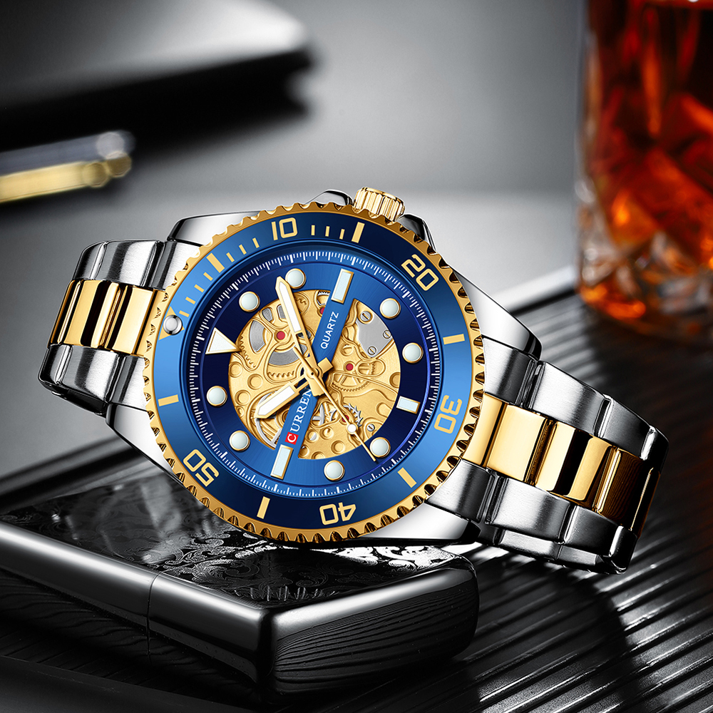 CURREN Fashion Mens Stainless  - Men Accessories For Wrist ulasan dan harga