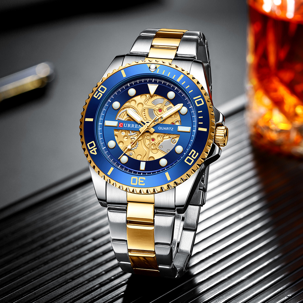 CURREN Fashion Mens Stainless  - Men Accessories For Wrist ulasan dan harga
