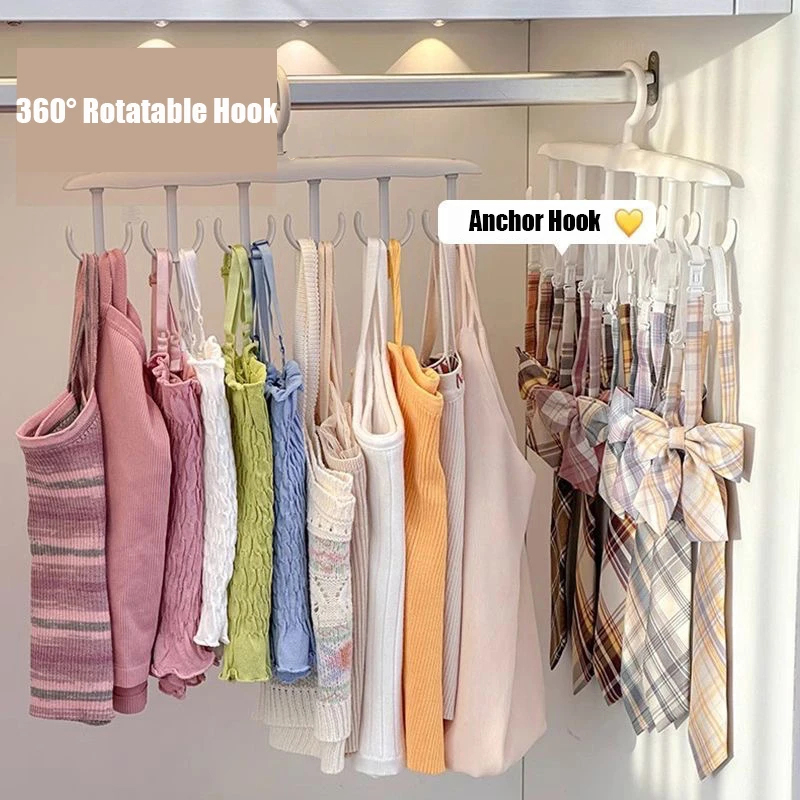 6 Hooks Women Storage Bra Hang - Men'S Accessories Wardrobe ulasan dan harga