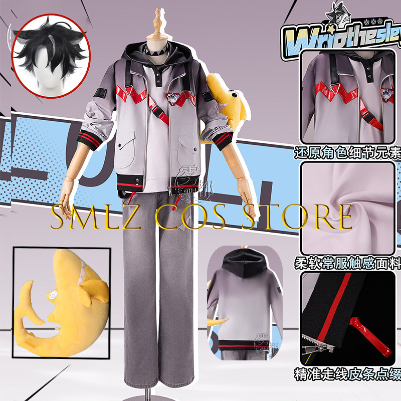 2026 Shark Wriothesley Cosplay - Men'S Accessories With Suits ulasan dan harga