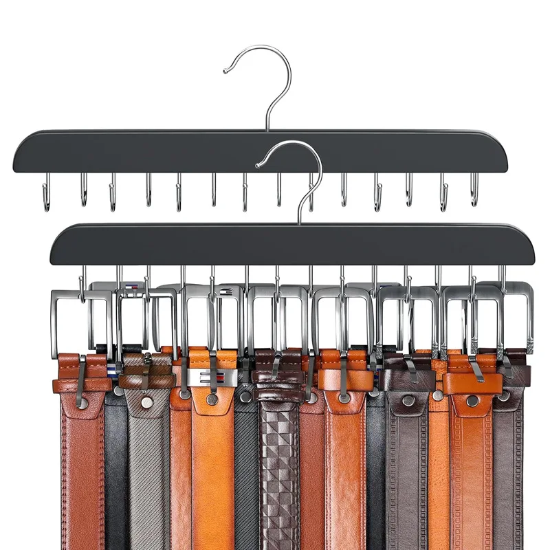 Wooden Belt Rack Women Storage - Men'S Accessories Wardrobe ulasan dan harga