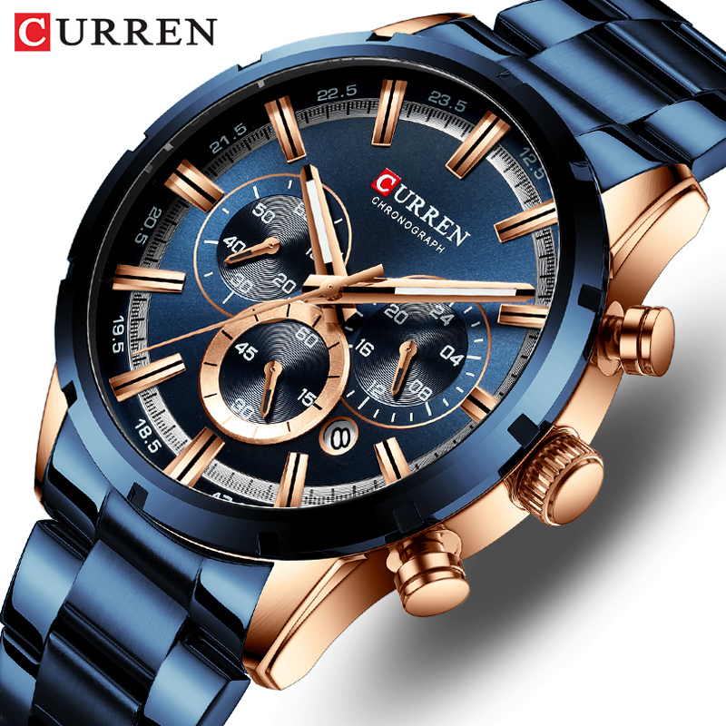 Curren Men's Watch Blue Dial S - Men Accessories For Wrist ulasan dan harga