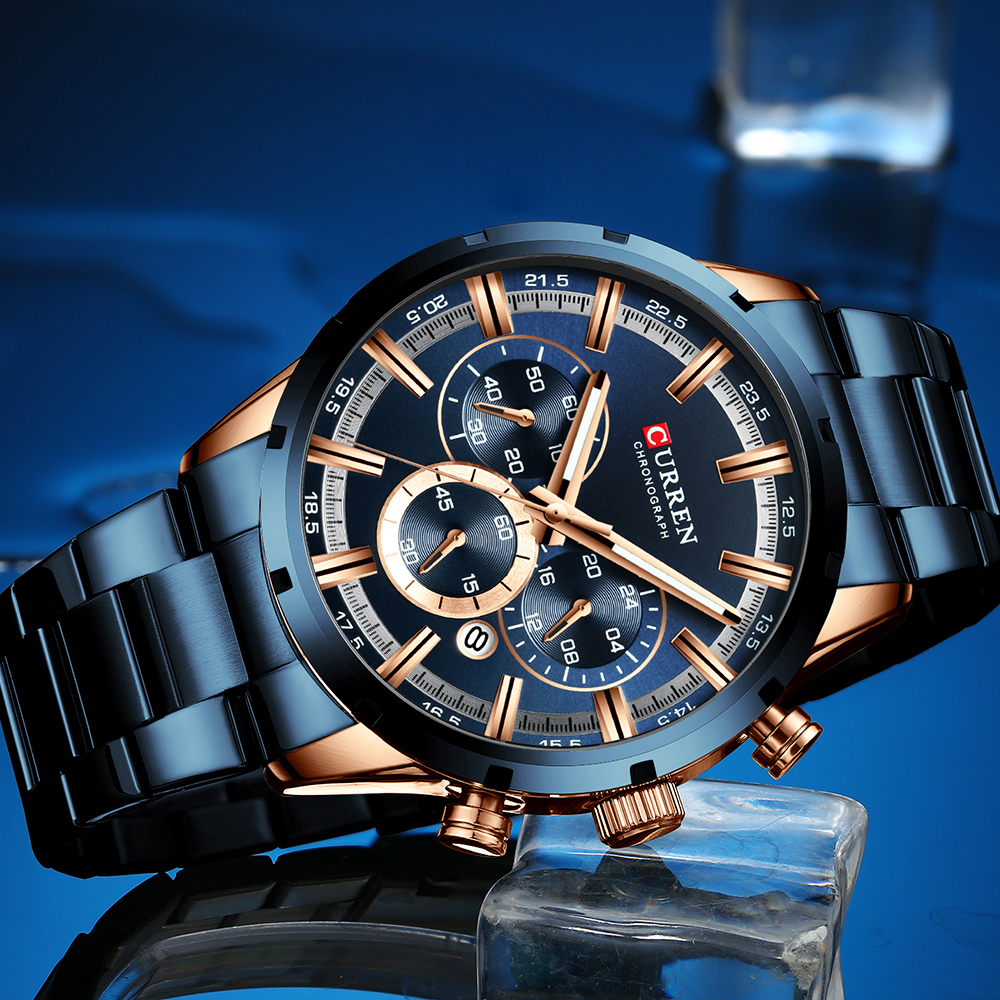 Curren Men's Watch Blue Dial S - Men Accessories For Wrist ulasan dan harga
