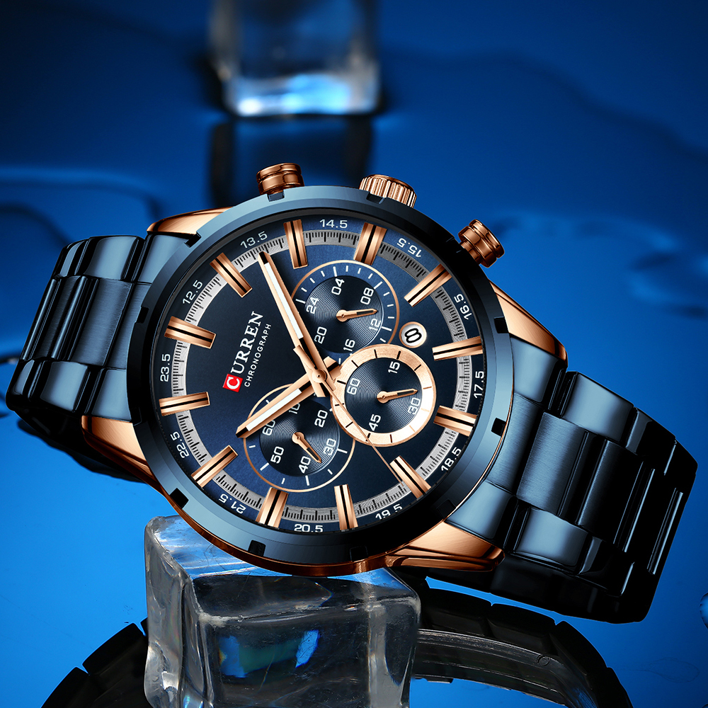 Curren Men's Watch Blue Dial S - Men Accessories For Wrist ulasan dan harga