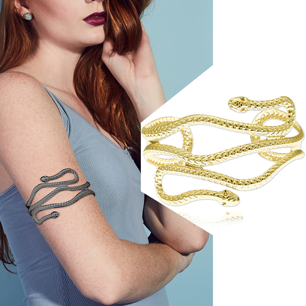 Egypt Cleopatra Swirl Snake Ar - Men'S Accessories Jewelry Egypt ulasan dan harga