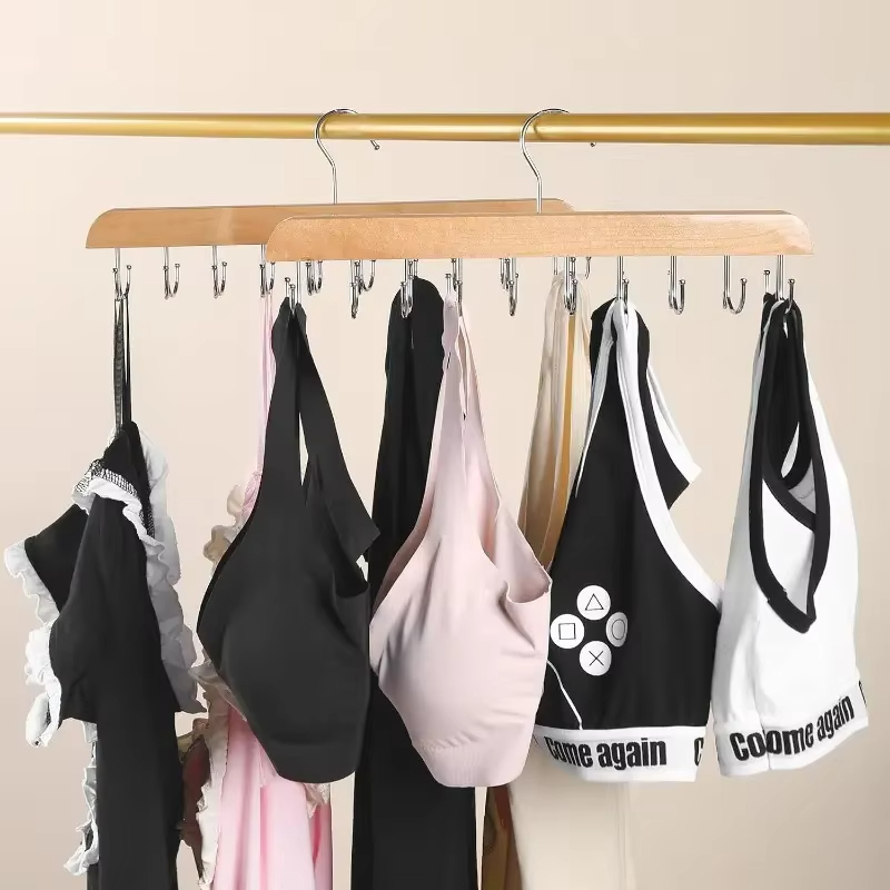 Wooden Tie Hangers Belt Rack W - Men'S Accessories Wardrobe ulasan dan harga