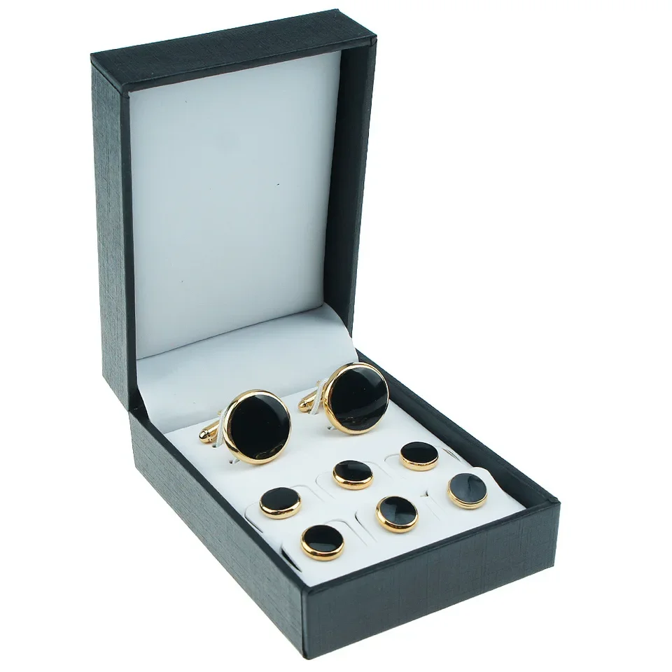 8PCS Elegant Copper Shell Cuff - Men'S Accessories With Suits ulasan dan harga