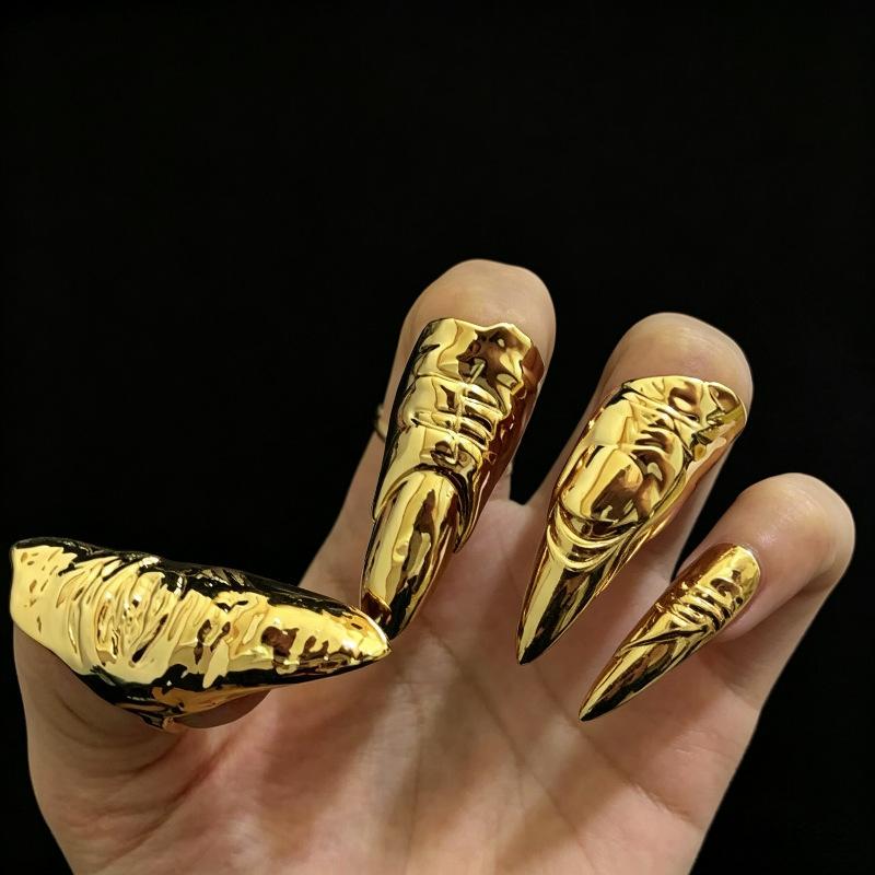 Punk Metallic Claw Nail Rings  - Men Accessories Tips ulasan dan harga