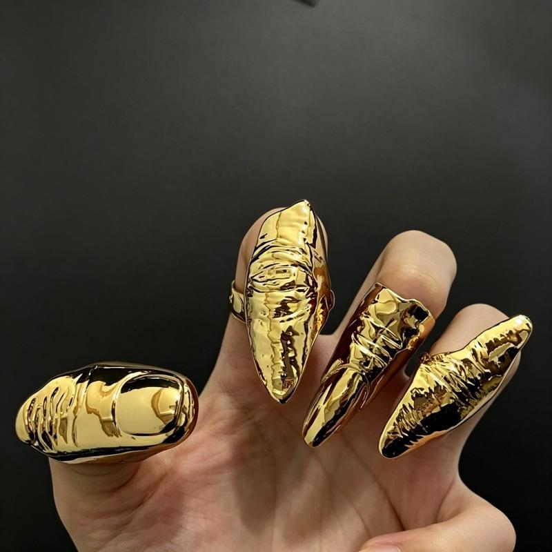 Punk Metallic Claw Nail Rings  - Men Accessories Tips ulasan dan harga